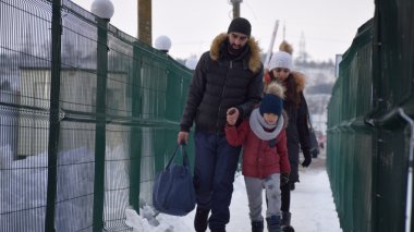 Очереди на западной границе Украины